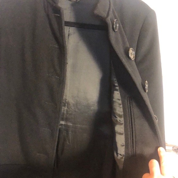 Helmut Lang Single-breasted Wool and Cashmere Coat - Picture 4 of 8